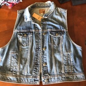 American eagle Jean vest